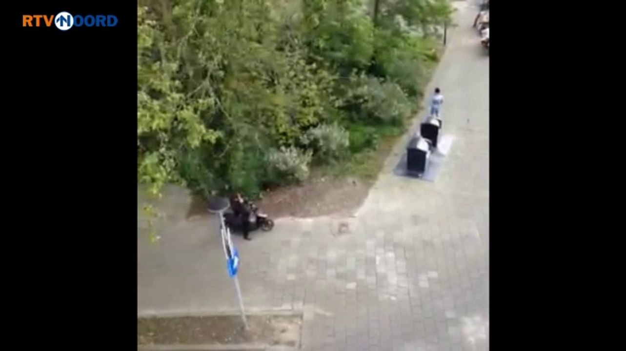 Politie lost waarschuwingsschot bij aanhouding in Stad - RTV Noord