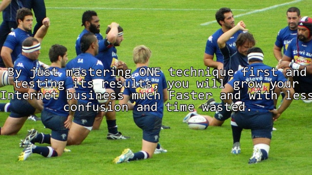 The KEY To A Winning Internet Marketing Strategy Is To Master ONE Technique First