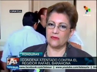 Autoridades de Honduras condenan atentado contra Rafael Barahona