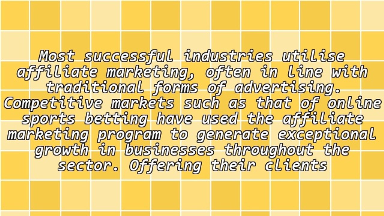 Affiliate Program Marketing: Become An Online Marketing Success