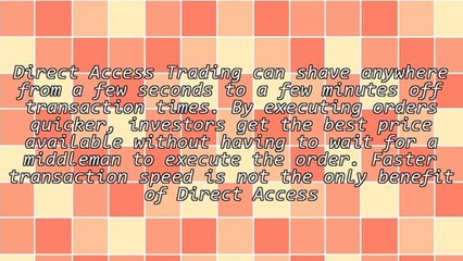 Online Trading Speeds Up