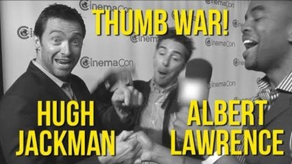 X-Men Star Hugh Jackman's Thumb War Battle!