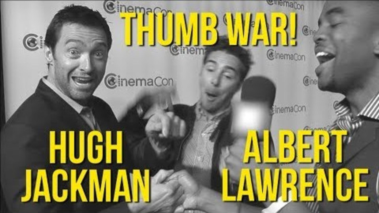 X-Men Star Hugh Jackman's Thumb War Battle!