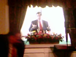 Jonathan Morrison getting baptized