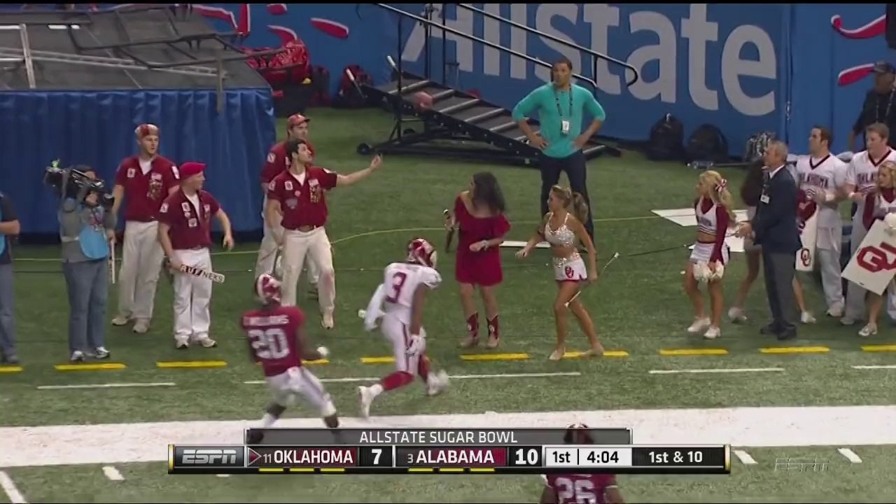 2013 Sugar Bowl: Alabama vs. Oklahoma 1st Quarter