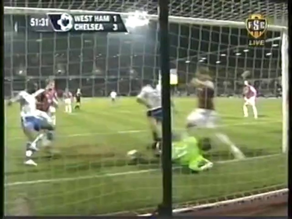 2007 (April 18) West Ham United 1-Chelsea 4 (English Premier League)