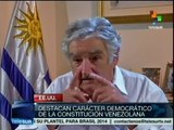La constitución de Venezuela es tremendamente democrática: José Mujica