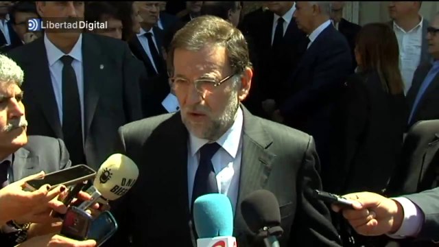 Rajoy: Estoy muy triste. Siempre me ayudó en los momentos difíciles