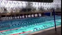 Earthquake In Swimming Pool