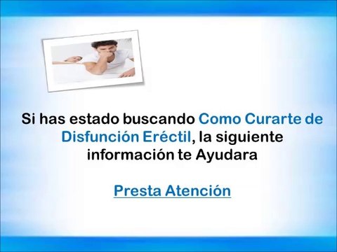 Metodos Para Solucionar La Disfuncion Erectil