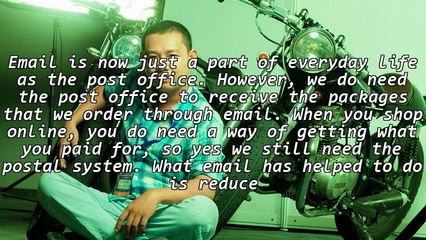 Is Email Ruining The Postal System?