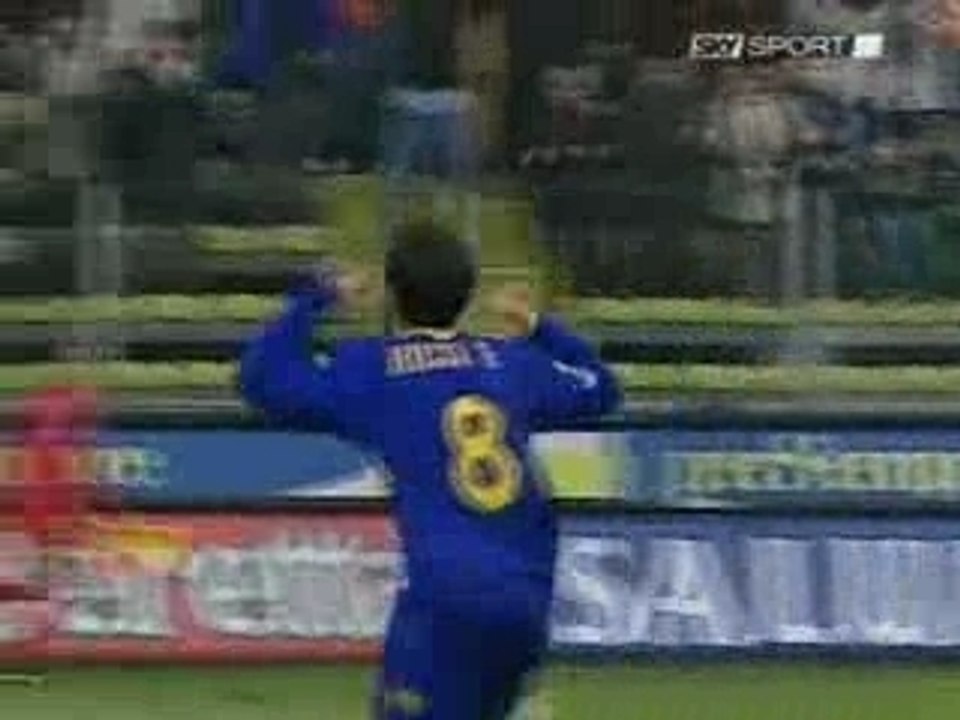 1er but de G. Rossi avec Parme