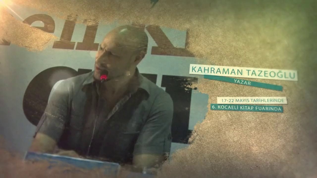 KAHRAMAN TAZEOĞLU 6.KOCAELİ KİTAP FUARINDA