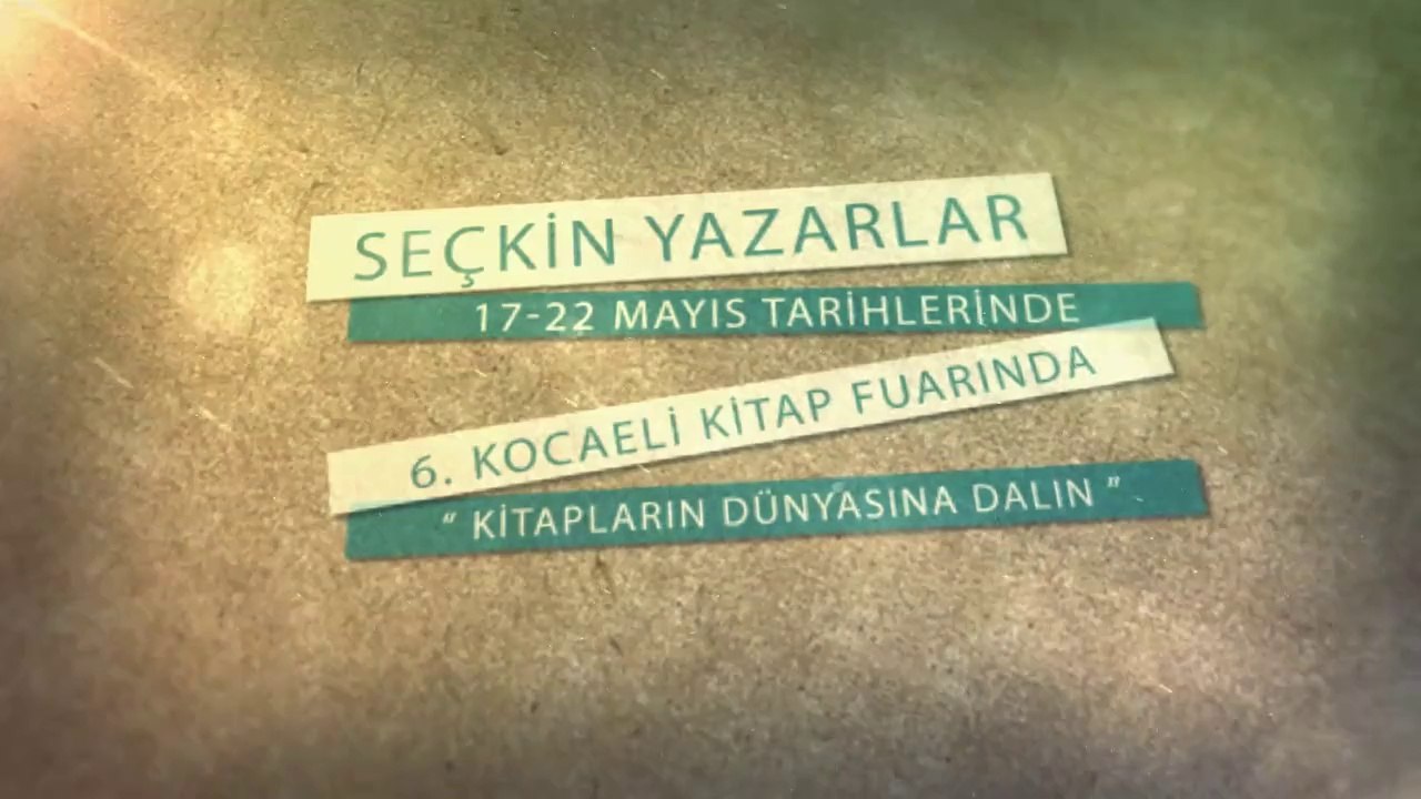 ÜSTÜN DÖKMEN 6.KOCAELİ KİTAP FUARINDA