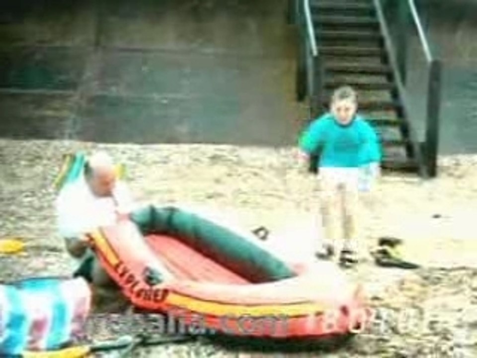 Explodindo a cabeça enchendo o bote