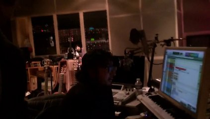 Notre parrain Grand Corps Malade en studio