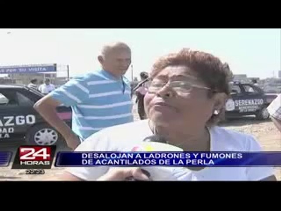 La Perla: Policía Nacional y Serenazgo desaloja...