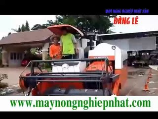 [ĐăngLê]Video Huong dan tap ky nang dieu khien lai may gat dap lien hop Kubota dc 60