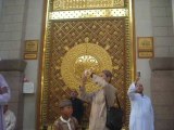 Golden  Doors & Umbrellas  سنہری دروازں اور چھتریوں کا  نظارہof Masjid e Nabvi ﷺ