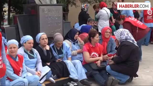 Taşeron İşçilerden Eylem