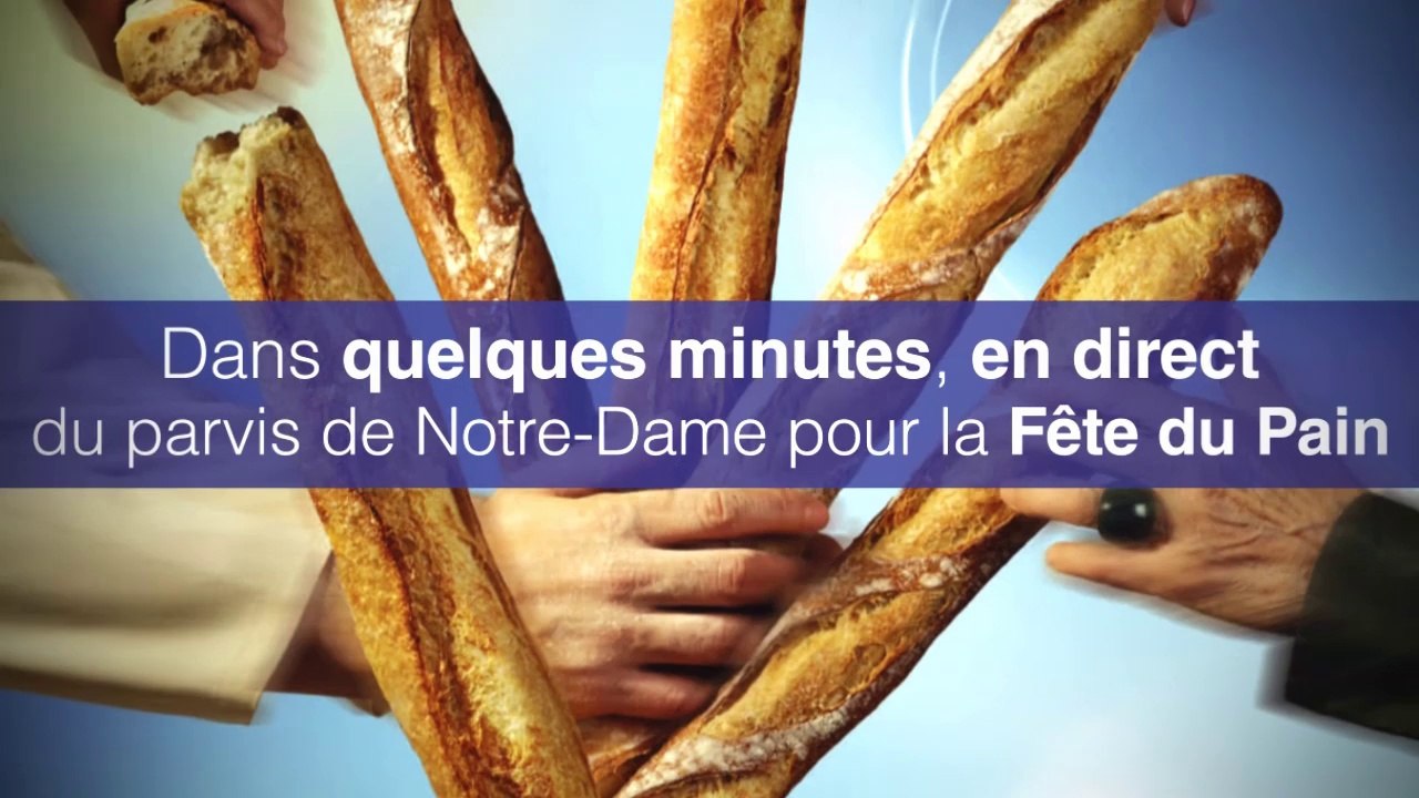 La Fête du Pain le 14 mai 2014 sur le parvis de Notre Dame à Paris