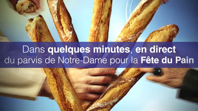 La Fête du Pain le 14 mai 2014 sur le parvis de Notre Dame à Paris