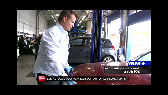 Conso : les astuces pour bien entretenir votre auto (Emission Turbo du 11/05/2014)