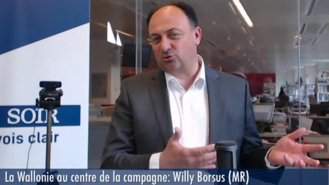 La Wallonie au centre de la campagne :Willy Borsus (MR)
