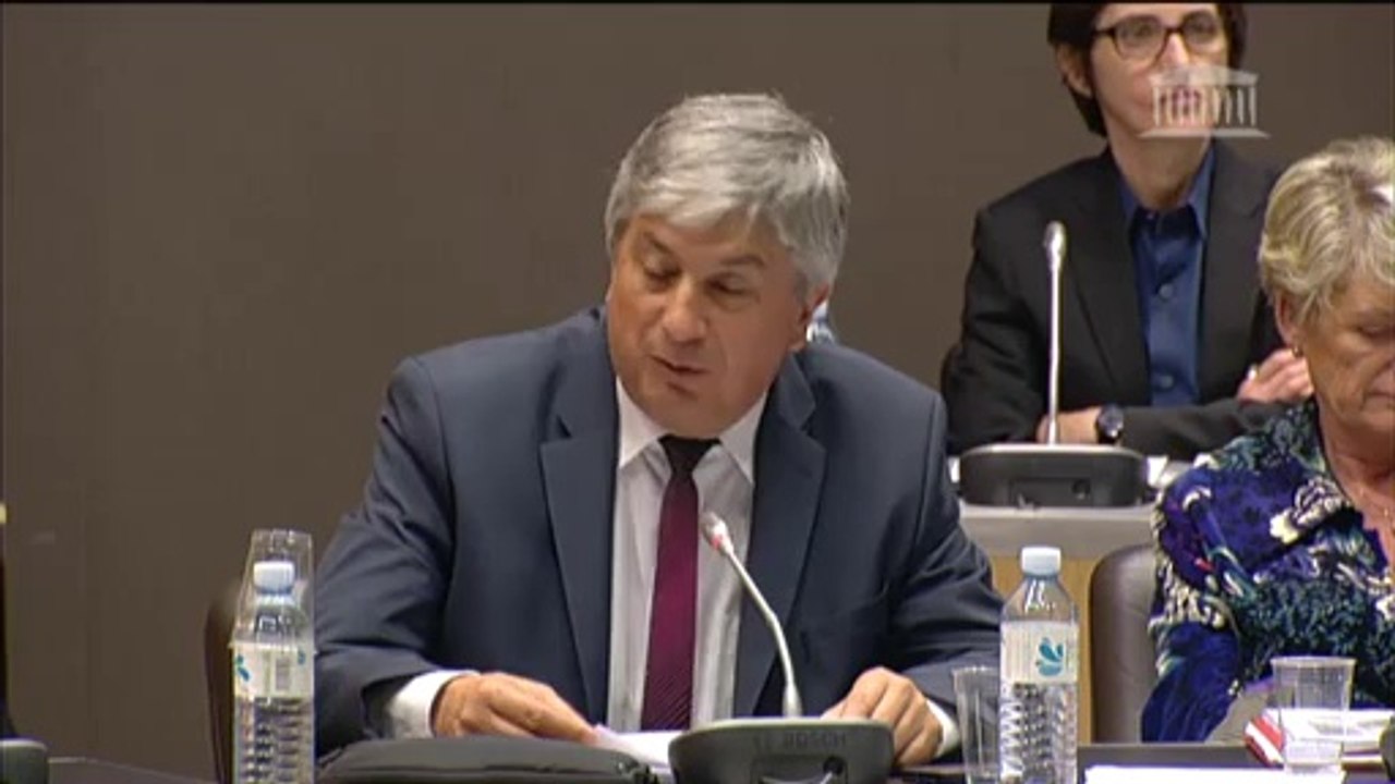 Intervention d'Hervé Féron en Commission des Affaires Culturelles et de l'Education : audition des rapporteurs de l'avis "L'éducation à l'environnement et au développement durable"