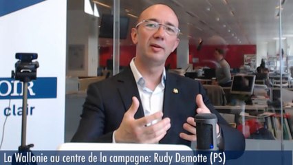 La Wallonie au centre de la campagne : Rudy Demotte (PS)