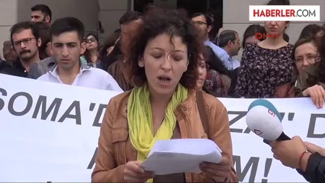 İstanbul Adalet Sarayı Önünde Soma Protestosu