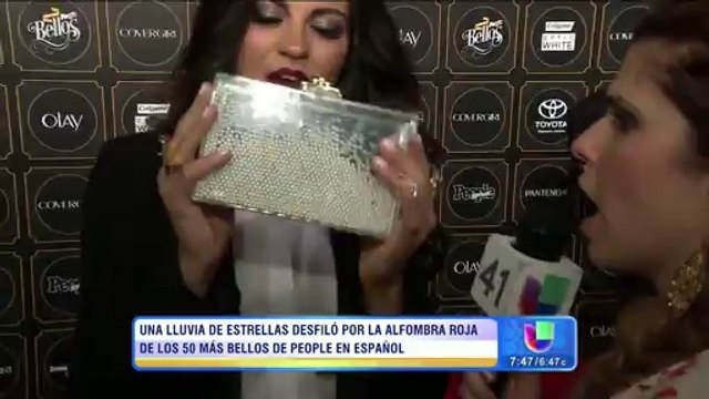 Maite Perroni en la fiesta de 50 mas bellos