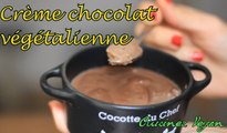 Crème dessert végétalienne au chocolat