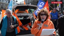 Vannes. Manifestation des fonctionnaires