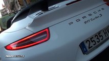 Porsche 991 Turbo S Cabrio a Blanco Mate con detalles by Pronto Rotulo since 199... (HD)