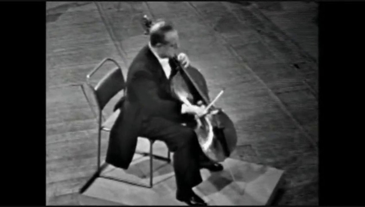 REMEMBERING TWO BIG NAMES Sir JOHN BARBIROLLI & ANDRÉ NAVARRA BERLIOZ,SCHUMANN & DVORAK LIVE 1962 B & W