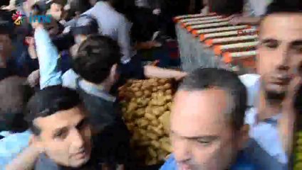 Erdoğan markete sığındı