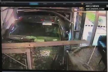 USA : il défonce l'entrée d'une chaine de télé avec son pick-up !