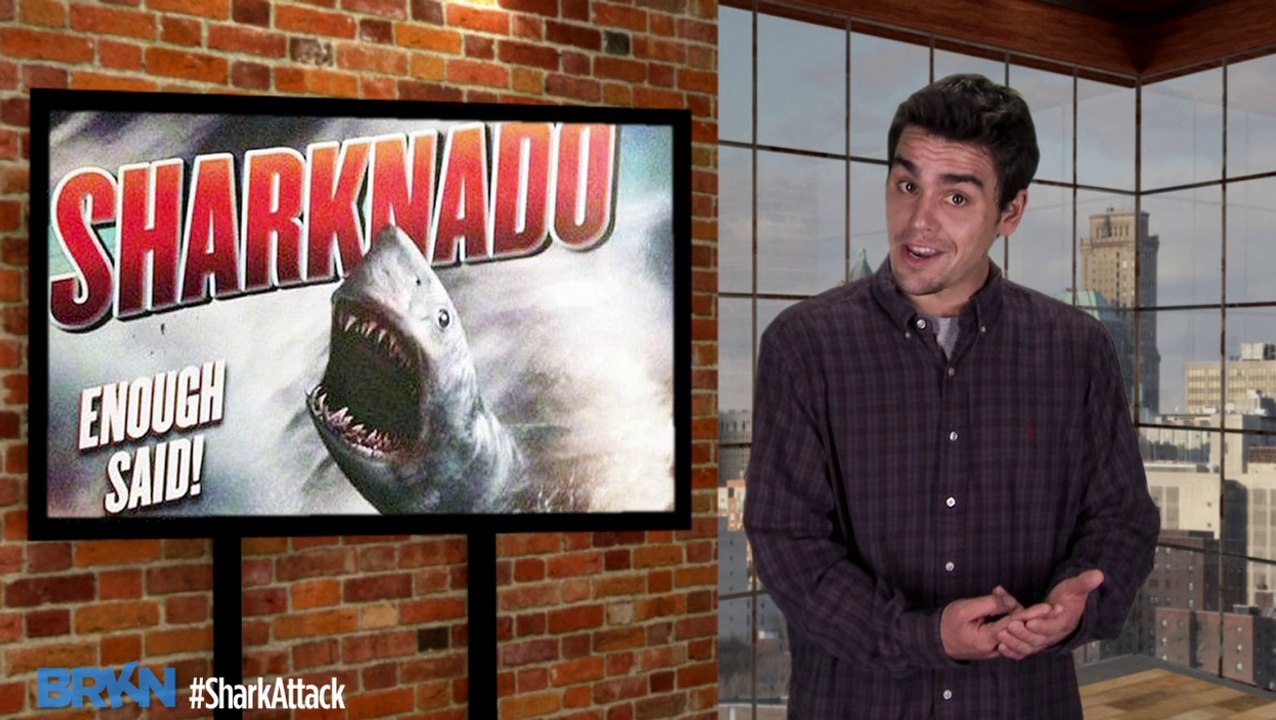 Great White Shark Attacks Inflatable Boat