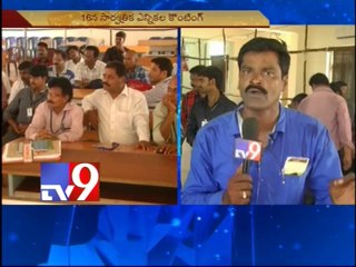 Srikakulam collector inspects arrangements for counting of votes