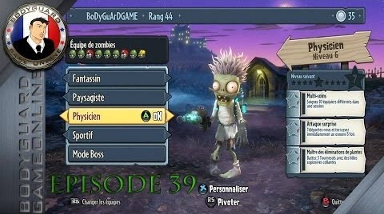 Plants vs Zombies Garden Warfare Let's Play Épisode 39 Jeu Rigolo Objectif 100