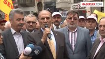 İş Üyeleri Galatasaray Meydanı'nda Basın Açıklaması Yaptı