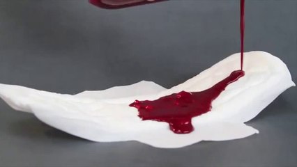 If Maxi Pad Ads Used Red Instead of Blue!..