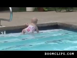 Funny Video - Baby Swimming Funny At ALl - Baby Video