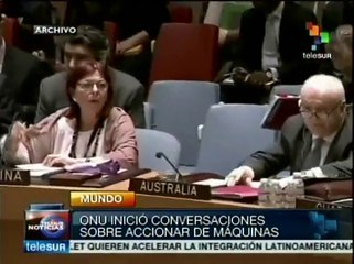 Debaten 117 países acerca del uso de drones y autómatas