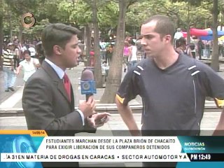 Estudiantes cambian marcha hacia el Pnud