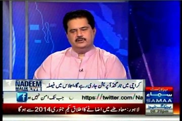 SAMAA Nadeem Malik Live with Nabil Gabol (14 May 2014)