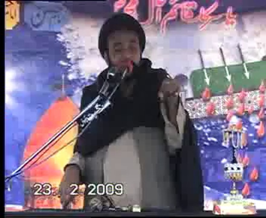 Zakir Aagha Ali Hussain Qummi  yadgar majlis jalsa 27 safar Balkasir