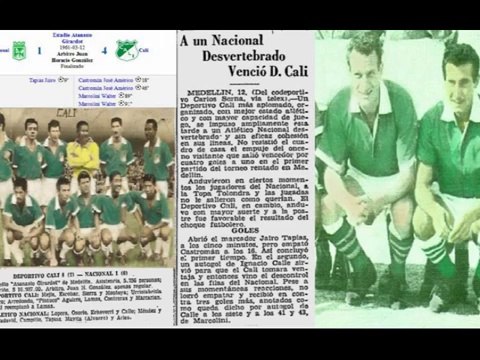 ATLÉTICO NACIONAL 1X4 DEPORTIVO CALI MARZO 12 DE 1961