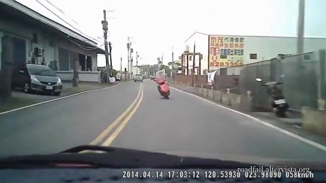 Most violent Scooter Crashes - accidents Compilation 2014